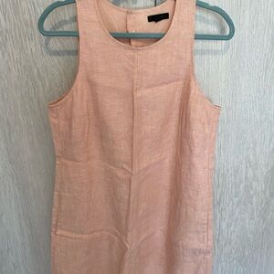 Sleeveless Peach Dress